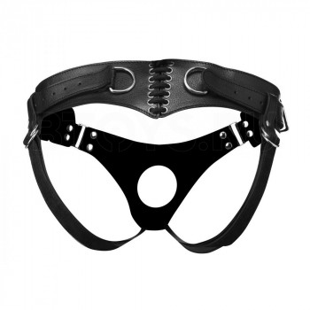 Трусики для страпона из натуральной кожи Strict Leather